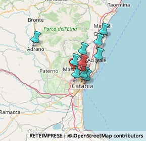 Mappa Via Antonio Stoppani, 95030 Mascalucia CT, Italia (9.59364)