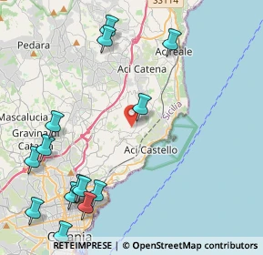 Mappa Via Paternò del Grado Conte, 95028 Valverde CT, Italia (6.27071)