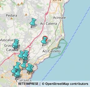 Mappa Via Paternò del Grado Conte, 95028 Valverde CT, Italia (6.37)