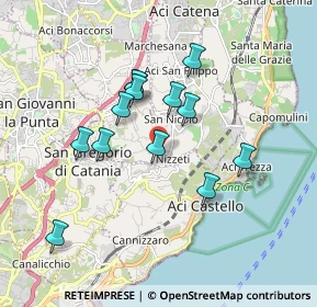 Mappa Via Paternò del Grado Conte, 95028 Valverde CT, Italia (1.76)