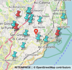 Mappa Via Paternò del Grado Conte, 95028 Valverde CT, Italia (2.33778)