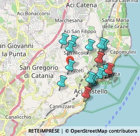 Mappa Via Paternò del Grado Conte, 95028 Valverde CT, Italia (1.7275)
