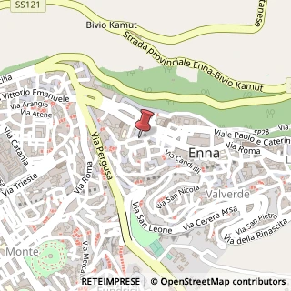 Mappa Via Ree Pentite, 23, 94100 Enna, Enna (Sicilia)