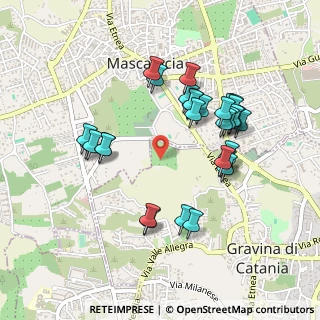 Mappa Via Acque Munzone, 95030 Gravina di Catania CT, Italia (0.52)