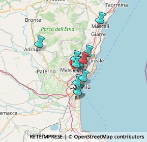 Mappa Via Acque Munzone, 95030 Gravina di Catania CT, Italia (9.47727)