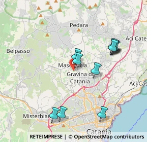 Mappa Via Acque Munzone, 95030 Gravina di Catania CT, Italia (4.35909)