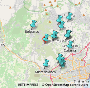 Mappa Via Trieste, 95040 Camporotondo Etneo CT, Italia (3.88294)