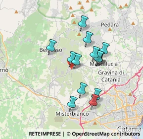 Mappa Via Trieste, 95040 Camporotondo Etneo CT, Italia (3.36929)