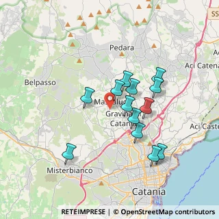Mappa Via Acque Munzone, 95030 Mascalucia CT, Italia (3.47385)