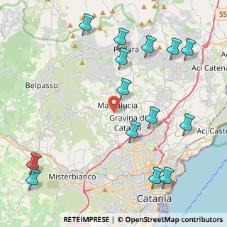 Mappa Via Acque Munzone, 95030 Mascalucia CT, Italia (5.93)