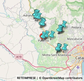 Mappa Piazza Indipendenza, 95047 Paternò CT, Italia (6.9325)