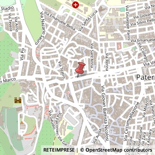 Mappa Via Vittorio Emanuele, 30, 95047 Paterno, Potenza (Basilicata)