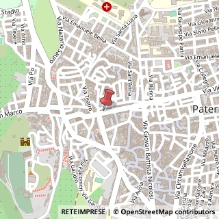 Mappa Via Vittorio Emanuele, 16, 95047 Paterno, Potenza (Basilicata)