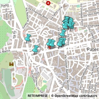 Mappa Via Guido, 95047 Paternò CT, Italia (0.254)