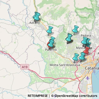 Mappa Via Guido, 95047 Paternò CT, Italia (9.4555)