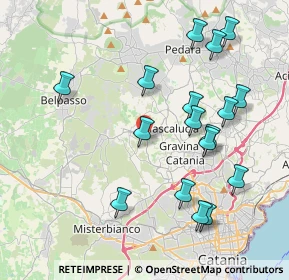 Mappa Via Tommaso Fazello, 95030 Mascalucia CT, Italia (4.76647)