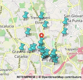 Mappa Vicolo Sinestra, 95030 Tremestieri Etneo CT, Italia (1.0155)