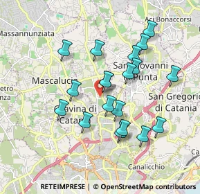 Mappa Vicolo Sinestra, 95030 Tremestieri Etneo CT, Italia (1.85526)