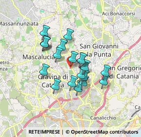 Mappa Vicolo Sinestra, 95030 Tremestieri Etneo CT, Italia (1.476)