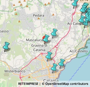 Mappa Vicolo Sinestra, 95030 Tremestieri Etneo CT, Italia (7.5755)