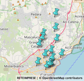 Mappa Vicolo Sinestra, 95030 Tremestieri Etneo CT, Italia (4.06267)