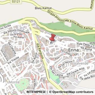 Mappa Via Ree Pentite, 5, 94100 Assoro, Enna (Sicilia)