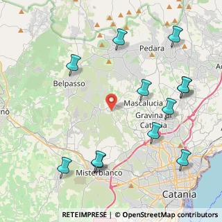 Mappa Via Palermo, 95030 San Pietro Clarenza CT, Italia (5.71667)
