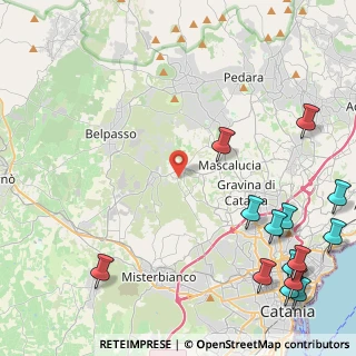 Mappa Via Palermo, 95030 San Pietro Clarenza CT, Italia (7.44786)