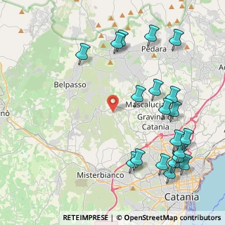 Mappa Via Palermo, 95030 San Pietro Clarenza CT, Italia (5.8505)