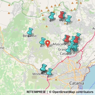 Mappa Via Palermo, 95030 San Pietro Clarenza CT, Italia (5.0215)
