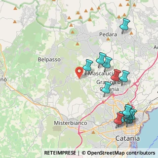 Mappa Via Palermo, 95030 San Pietro Clarenza CT, Italia (5.92071)