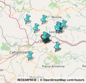 Mappa Via Santa Sofia, 94100 Enna EN, Italia (9.427)