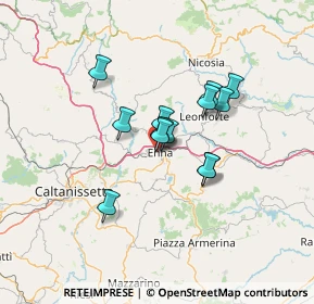 Mappa Via Mulino a Vento, 94100 Enna EN, Italia (10.61615)