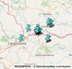 Mappa Via Santa Sofia, 94100 Enna EN, Italia (8.039)