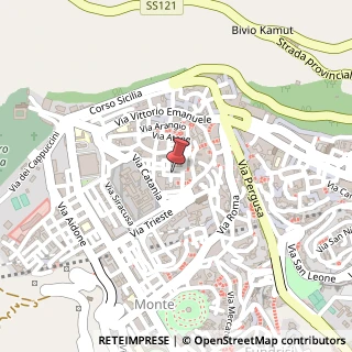 Mappa Via Rosso di San Secondo, n. 4, 94100 Enna, Enna (Sicilia)