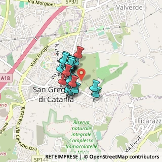 Mappa Via Giuseppe Garibaldi, 95027 San Gregorio di Catania CT, Italia (0.25172)