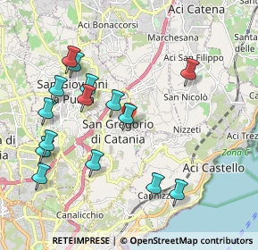 Mappa Via Giuseppe Garibaldi, 95027 San Gregorio di Catania CT, Italia (2.39667)