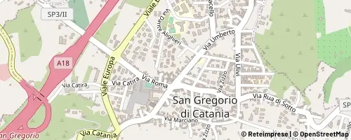 Mappa San Gregorio di Catania