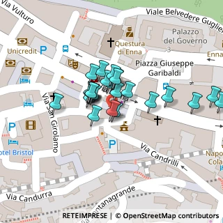 Mappa Via Candrilli, 94100 Enna EN, Italia (0.02)