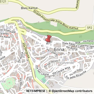 Mappa Via Roma,  395, 94100 Enna, Enna (Sicilia)