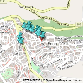 Mappa Via di Benedetto, 94100 Enna EN, Italia (0.205)