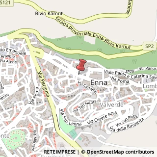 Mappa Via Roma, 398, 94100 Enna, Enna (Sicilia)