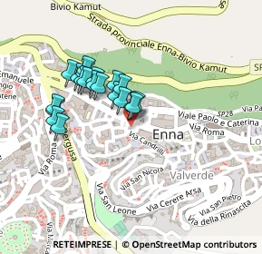 Mappa Via Candrilli, 94100 Enna EN, Italia (0.205)