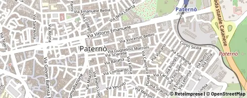 Mappa Paternò