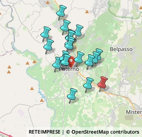 Mappa Via Guglielmo Marconi, 95047 Paternò CT, Italia (2.908)