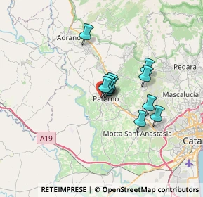 Mappa Via Milici, 95047 Paternò CT, Italia (4.645)