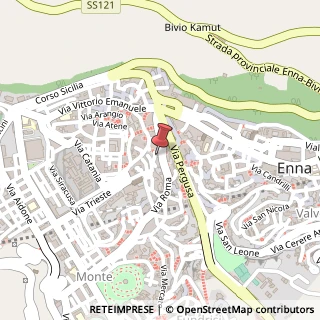 Mappa Via Ospedale, 5, 94100 Enna, Enna (Sicilia)