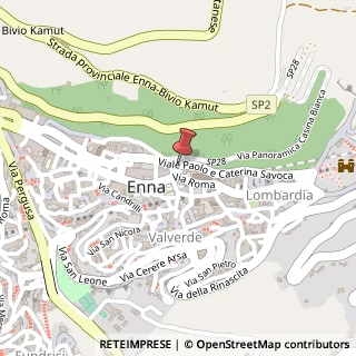 Mappa Viale Paolo e Caterina Savoca, 16/18, 94100 Assoro, Enna (Sicilia)