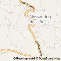 Hartă Alessandria della Rocca