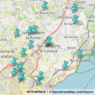 Mappa Via Colonna, 95027 San Gregorio di Catania CT, Italia (3.187)